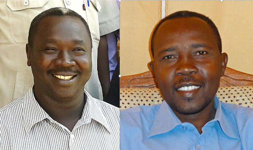 Kuwa Shamal (esquerda) e Hassan Taour estão entre os vários ministros cristãos visados pelo Serviço Nacional de Inteligência do Sudão. (Foto: World Watch Monitor)