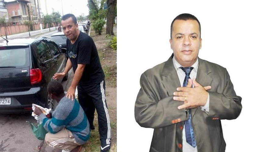 Pastor Marco Aurélio tinha o costume de evangelizar nas favelas de Belford Roxo, RJ. (Imagem: Baixada Viva Notícias)