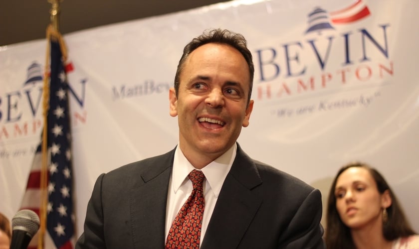 Bevin foi eleito no ano passado após ter dirigido uma campanha centrada em questões sociais. (Foto: AFP).