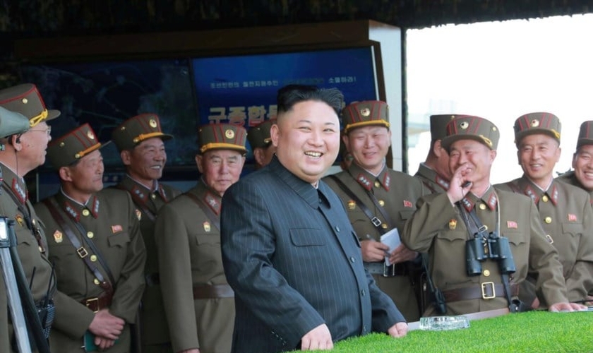 A Coreia do Norte está em uma série de detenções de cristãos e Kim Hak-song é o quarto. (Foto: AFP).