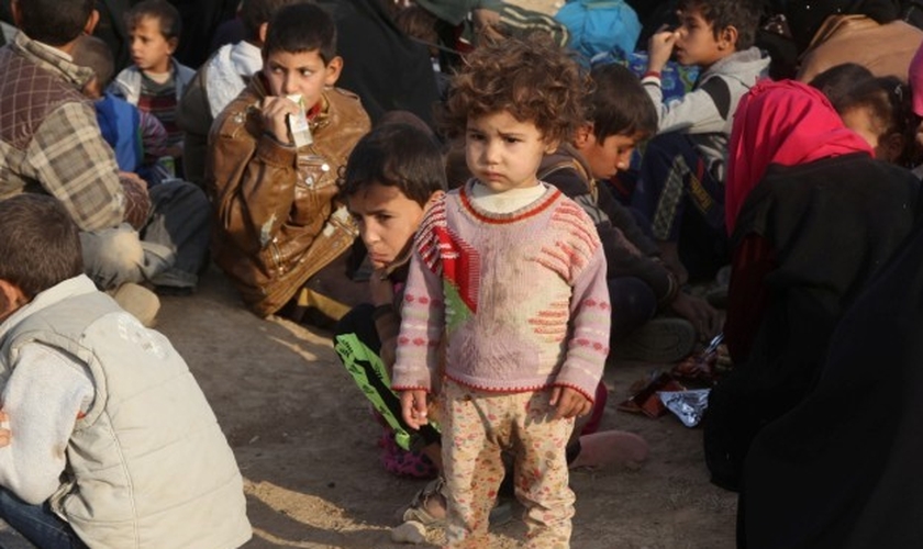 Mais de 100 mil crianças estão correndo risco de serem usadas como escudos humanos em Mossul. (Foto: alwaght)