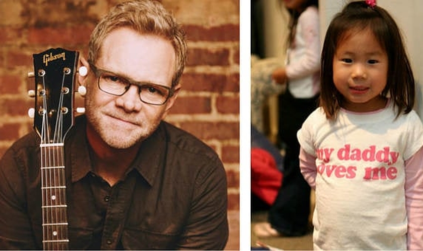 Steven Curtis Chapman (esquerda) e sua filha, Maria (direita). (Imagem: Gospel Herald)