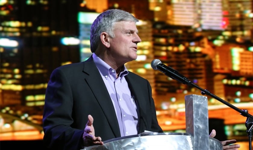 Franklin Graham foi apontado como o principal líder cristão na América.