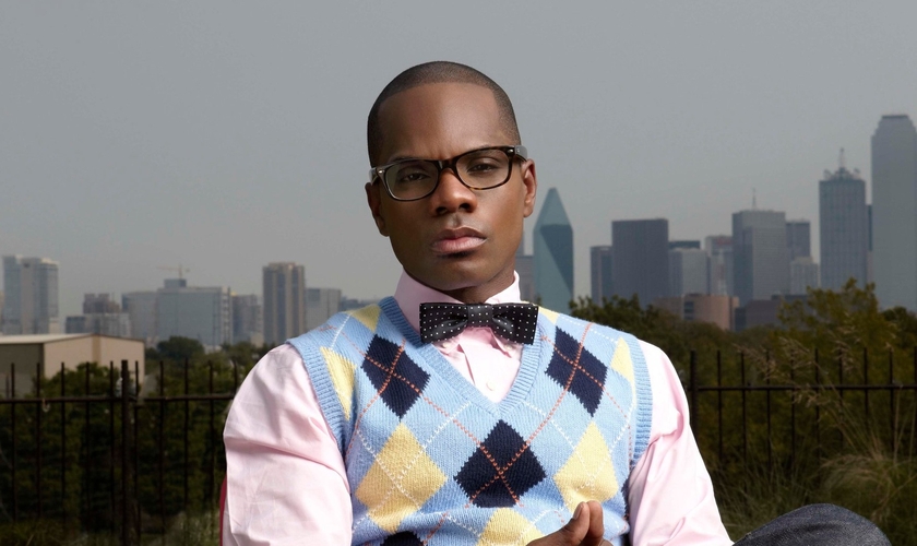 Músico gospel Kirk Franklin, dos Estados Unidos.
