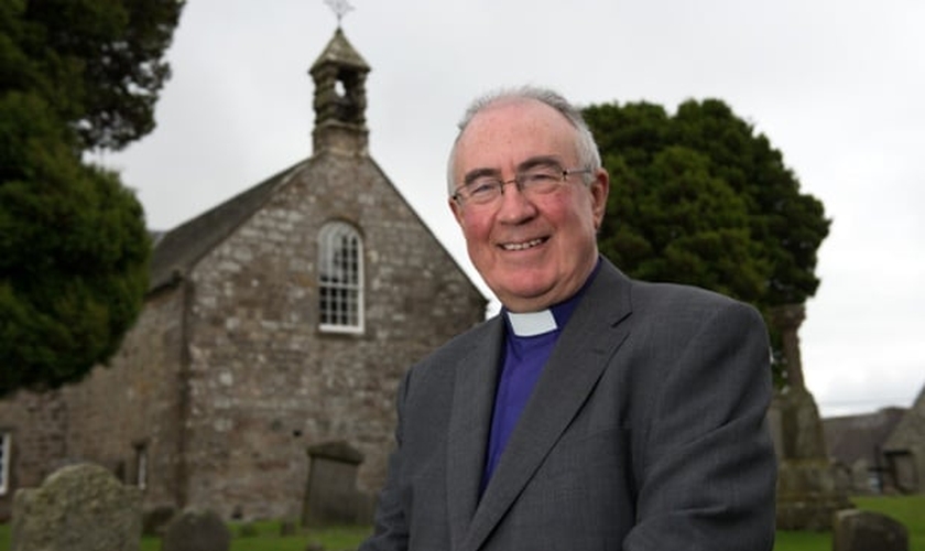 Rev. Angus Morrison foi o moderador da assembleia geral. (Rex/Shutterstock)