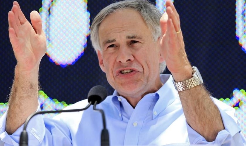 Greg Abbot é governador do Texas, cristão e se declarou um defensor da liberdade religiosa