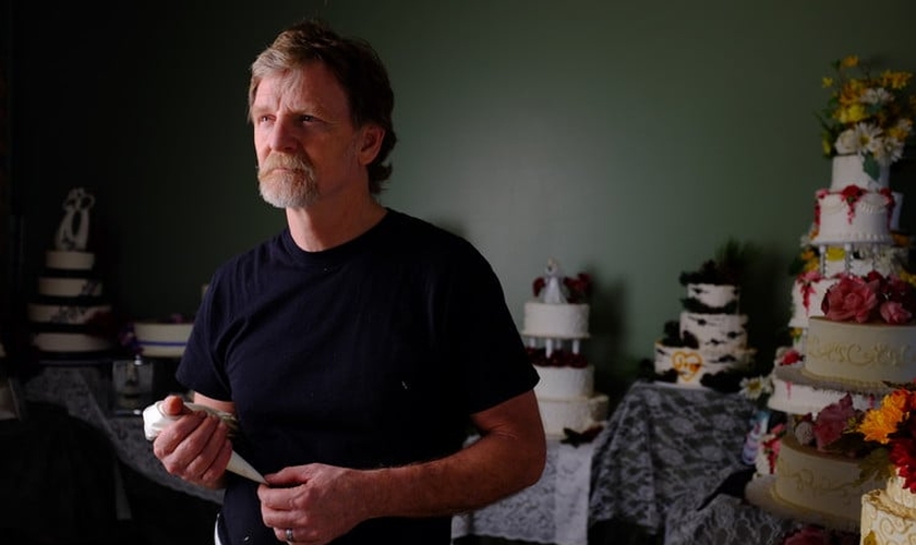 Jack Phillips é dono da confeitaria Masterpiece, no estado do Colorado (EUA). 