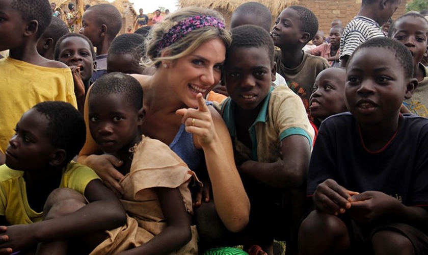 Giovanna Ewbank esteve na África e se emocionou com a fé da população carente do Maláui. (Foto: Arquivo Pessoal)