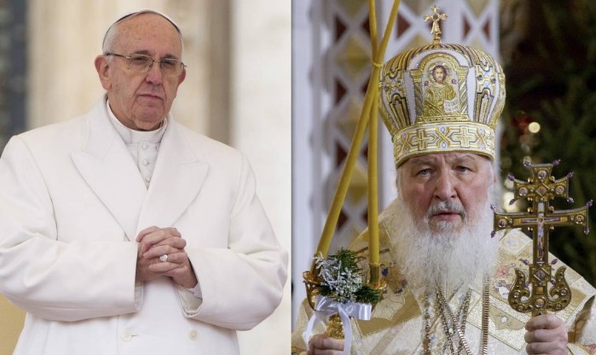 Principal tema da reunião entre Papa Francisco e o Patriarca Kirill deve ser a perseguição a cristãos no Oriente Médio. (Foto: Ivan Sekretarev/ AP)