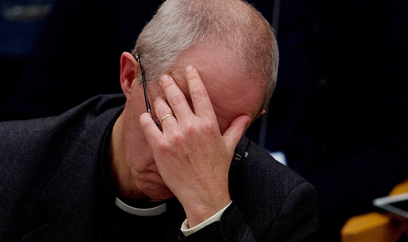 O arcebispo Justin Welby durante o Sínodo Geral da Igreja da Inglaterra. (Foto: Getty Images)