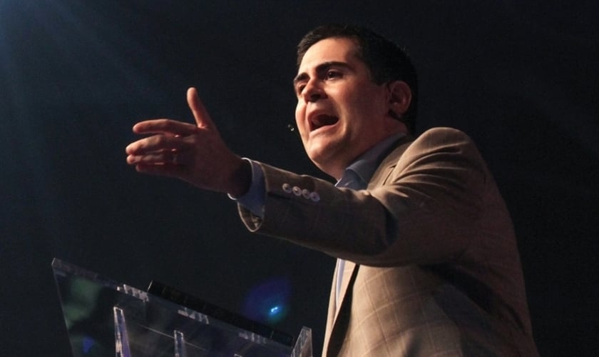 Russell Moore palestra na Conferência de pastores da SBC no Centro de Convenções Greater Columbus em Columbus, Ohio em 14 de junho. Foto: Adam Covington