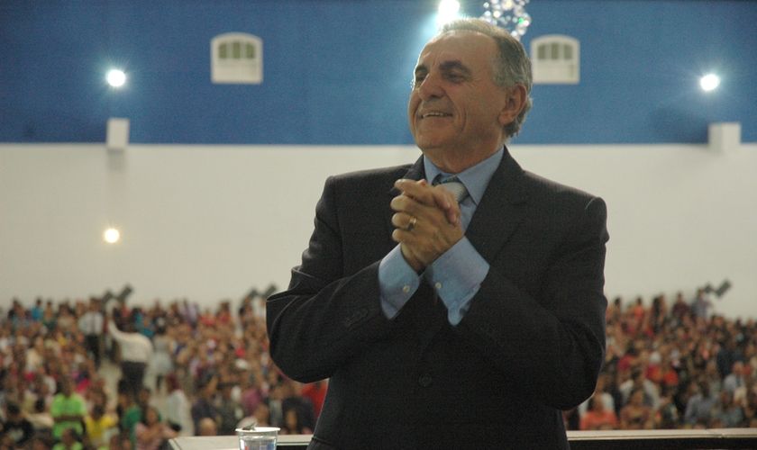 Pr. Luiz Fernandes Bergamin, presidente do Conselho Nacional da Igreja O Brasil Para Cristo. (Foto: Guiame/ Marcos Paulo Corrêa)