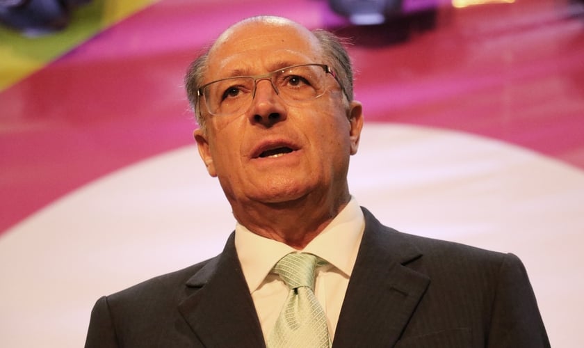 Segundo o governador do estado de São Paulo, Geraldo Alckmin, a administração pública apoia as ações da igreja. (Foto: Guiame/ Marcos Paulo Corrêa)