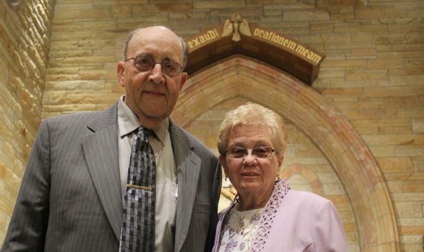 Janith Goedde, 80 anos e seu marido Joe, 84, comemoraram 60 anos de casados. (Foto: Alison Goedde)