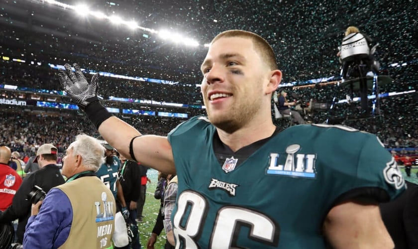 Zach Ertz atua como tight end no time campeão do Super Bowl, Philadelphia Eagles. (Foto: Matthew Emmons/USA Today Sports)