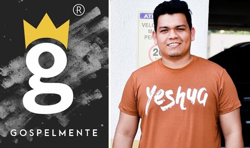 Criador da página Gospelmente, Gesson Nunes, celebra marca de 1 milhão de seguidores. (Foto: Reprodução)