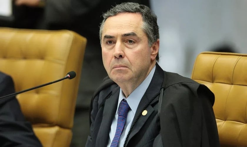 Ministro Luís Roberto Barroso durante sessão no Supremo Tribunal Federal. (Foto: Carlos Moura/SCO/STF)