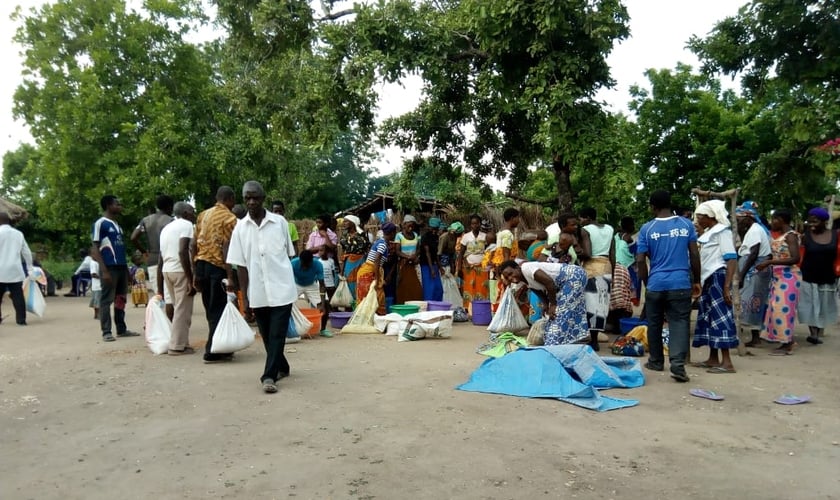 Ajuda financeira feita por brasileiros beneficia aldeia de Hatone, no Malawi. (Foto: Missão Mãos Estendidas)