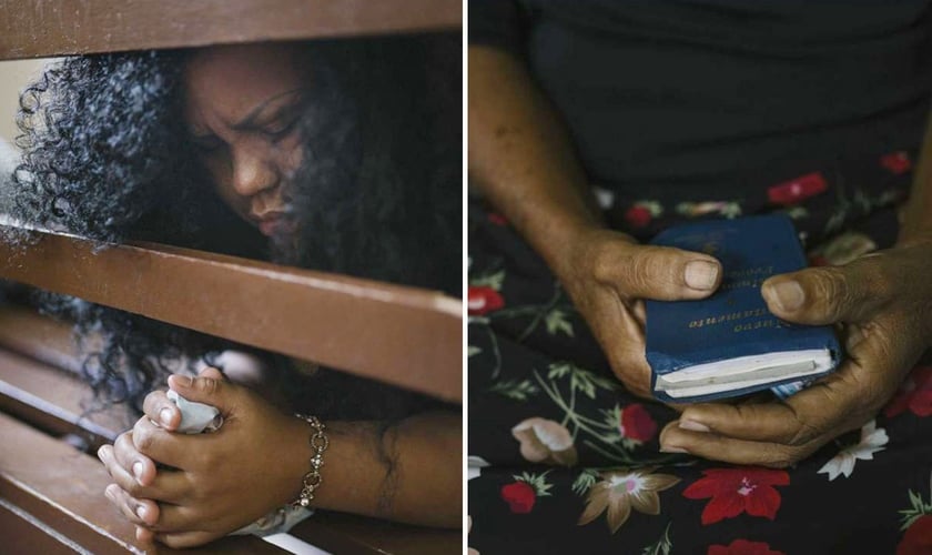Fé tem sido o caminho dos venezuelanos para suportarem a crise profunda do país. (Foto: Andrea Hernandez/The Washington Post)