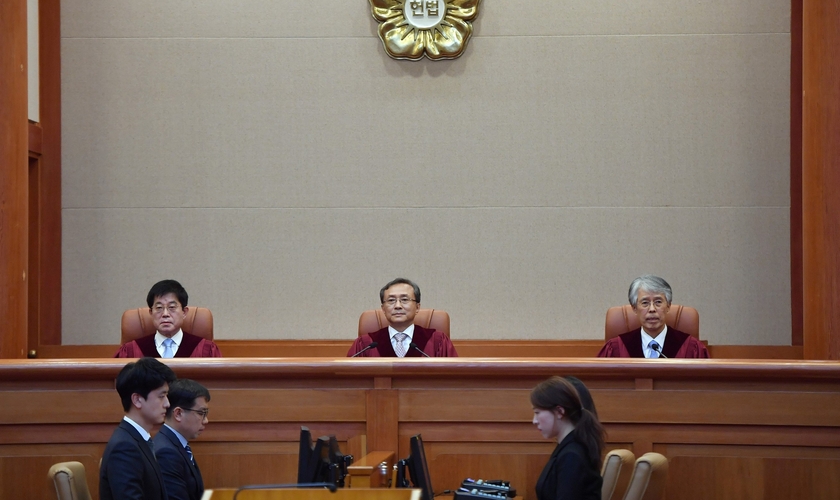 Tribunal Constitucional da Coreia do Sul diz que lei que proíbe aborto no país é inconstitucional. (Foto: Jung Yeon-je/Reuters)