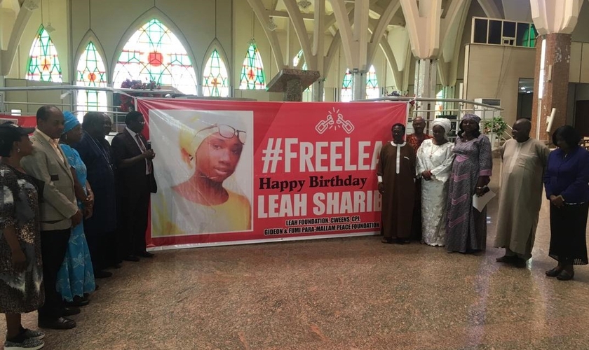 Vigília de Oração na Igreja marca aniversário de Leah Sharibu. (Foto: Reprodução/TVC News)