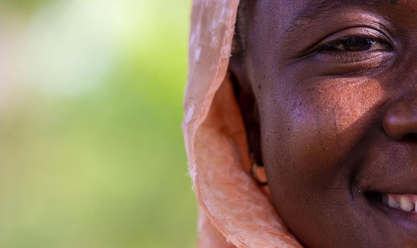 Imagem de mulher nigeriana cedida pela organização Portas Abertas. (Foto: Portas Abertas)