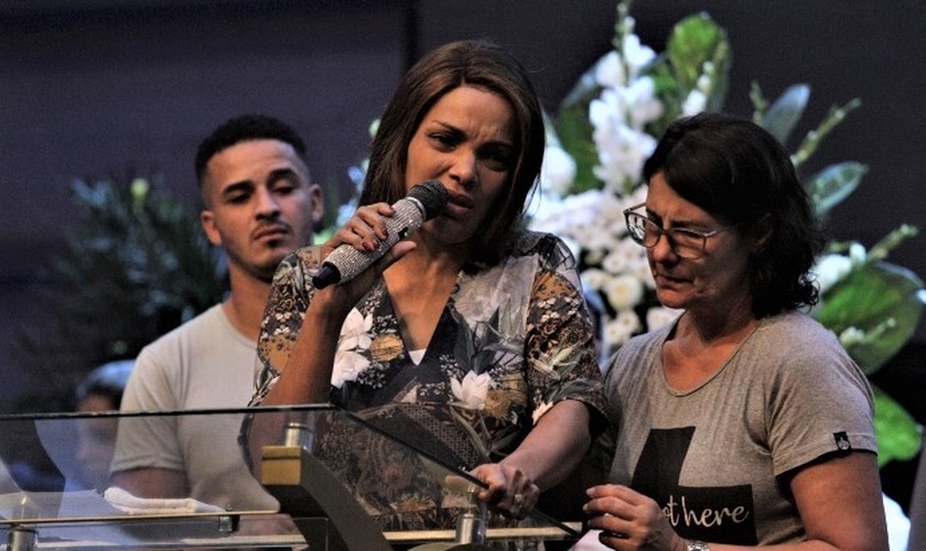 Velório do pastor Anderson do Carmo, marido da cantora gospel e deputada Flordelis. (Foto: Cléber Mendes/Agência O Dia)