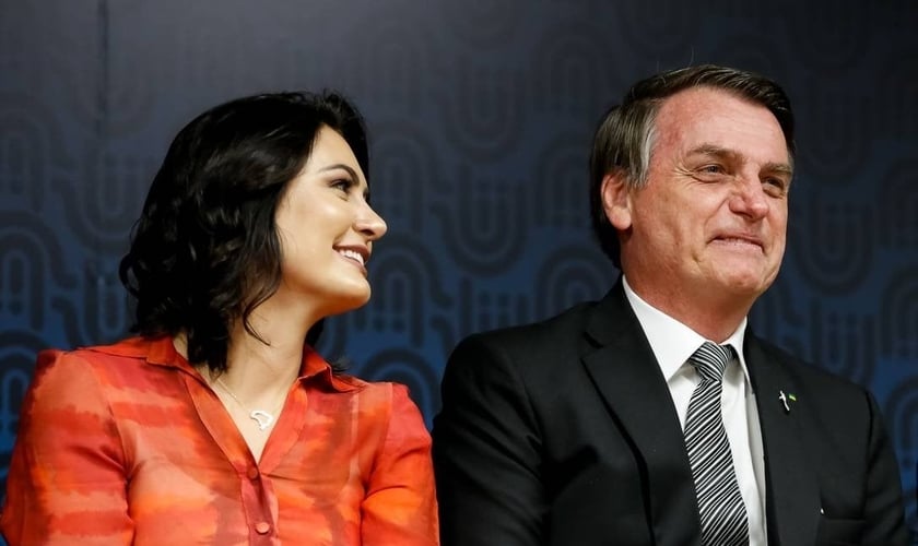 A primeira-dama relatou seu histórico de atividades voluntárias na cerimônia. (Foto: Carolina Antunes)