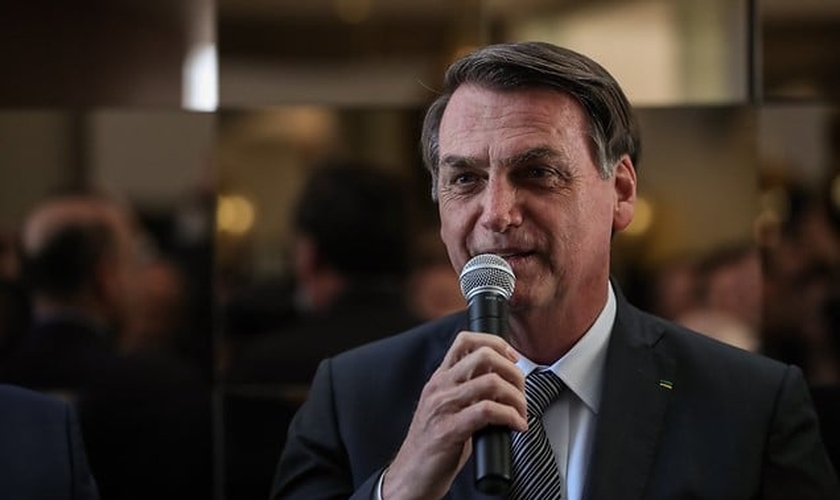 Presidente Jair Bolsonaro em almoço com lideranças evangélicas, em Brasília. (Foto: Marcos Corrêa/PR).