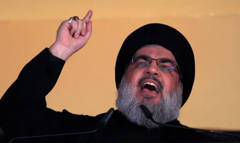 Líder do Hezbollah, Hassan Nasrallah (Foto: Hassan Ammar/AP)