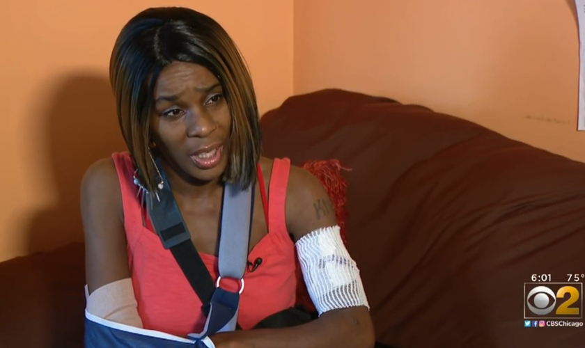 Kewane Jones conta como escapou da morte. (Foto: Reprodução/CBS)