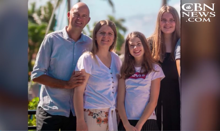 Torben Sondergaard e família. (Foto: Reprodução/CBS News)