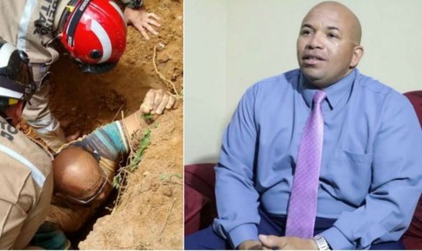 O pedreiro, que tem 46 anos, acredita que nasceu de novo. (Foto: Reprodução/TV Jornal)