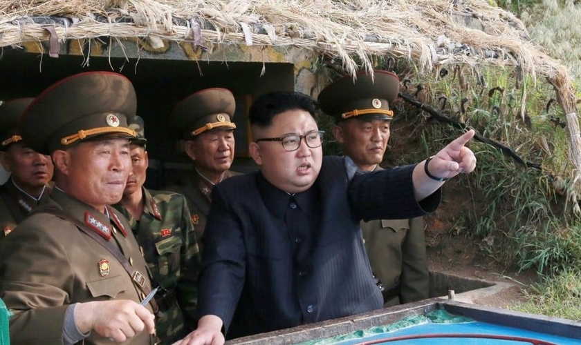 Ditador norte-coreano Kim Jong-un. (Foto: Reprodução/BP News)