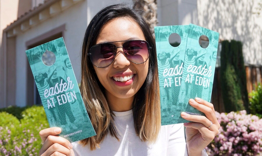 Sophie Nguyen, que cresceu budista em Indiana, visitou a Eden Church onde se converteu. (Foto: Reprodução/NAMB)