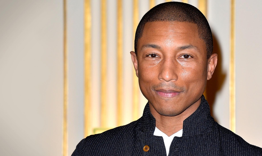 Cantor Pharrell Williams. (Foto: Reprodução/Grammy)