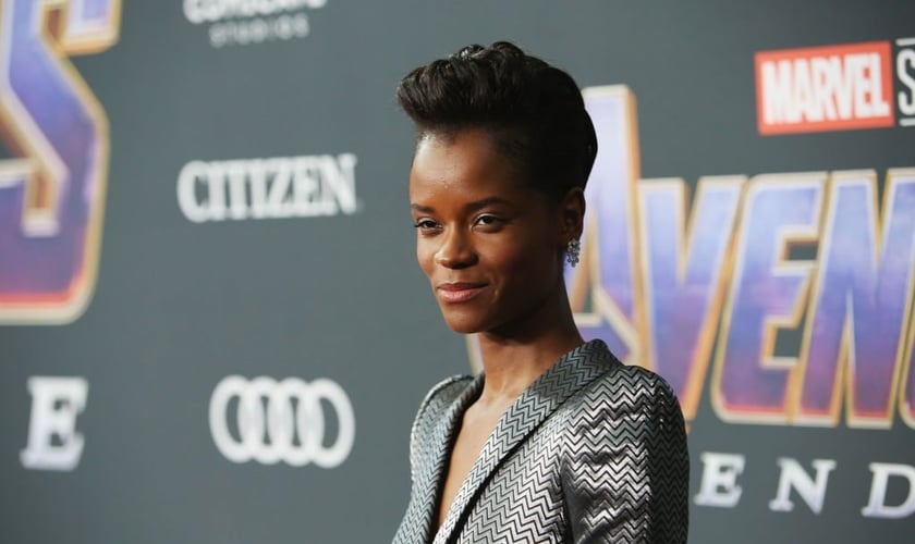 Letitia Wright na estreia mundial de “Vingadores: Guerra do Infinito”, da Marvel. (Foto: Jesse Grant/Getty Images)