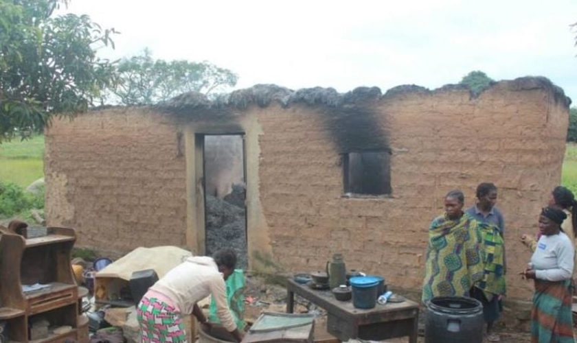 As consequências dos ataques de Fulani em Barkin Ladi, Nigéria, em 2018. (Foto: Reprodução/World Watch Monitor)