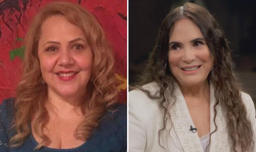 Jane Silva e Regina Duarte: convite aceito. (Foto: Reprodução/Globo/SDC)