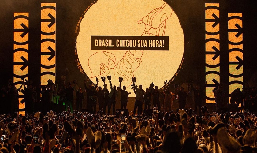O The Send atraiu cerca de 150 mil pessoas em três estádios. (Foto: Dunamis Movement)