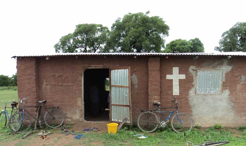 Igreja cristã no Mali, onde a violência extremista islâmica teve grande aumento no ano passado. (Foto: Reprodução/Barnabas Fund)