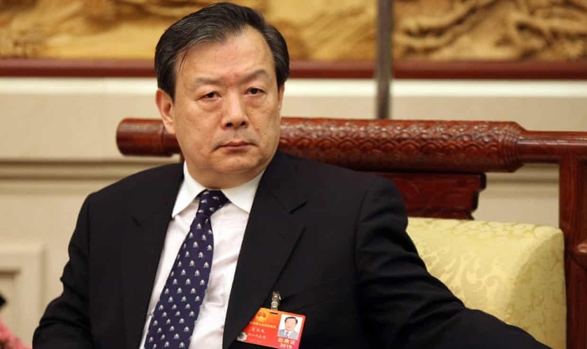 Xia Baolong, nomeado chefe do escritório de ligação da China em Hong Kong, é um político linha dura e sinal de maior controle do continente. (Foto: Imaginechina Limited / Alamy Stock Photo) 