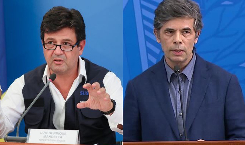 Luiz Henrique Mandetta foi substituído pelo oncologista Nelson Teich no Ministério da Saúde. (Foto: Isac Nóbrega/PR)