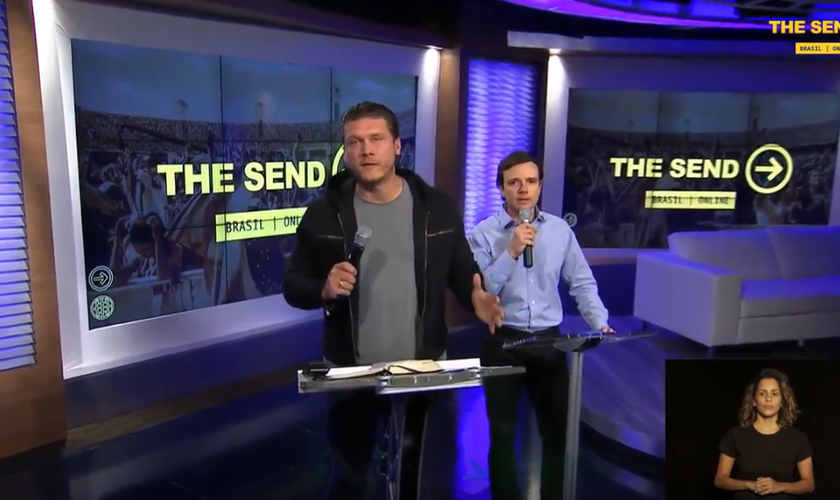 O evangelista Daniel Kolenda ministra no The Send online. (Foto: YouTube)