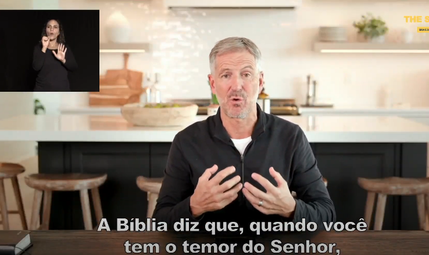 Pastor John Bevere em participação no The Send Brasil online. (Foto: Reprodução/YouTube)