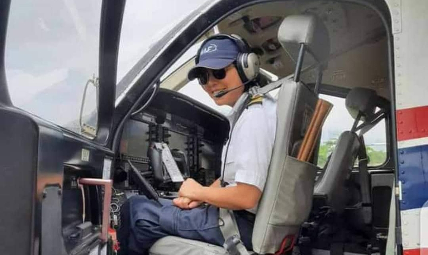 A pilota missionária Joyce Lin morreu em acidente na Indonésia. (Foto: Arquivo pessoal)