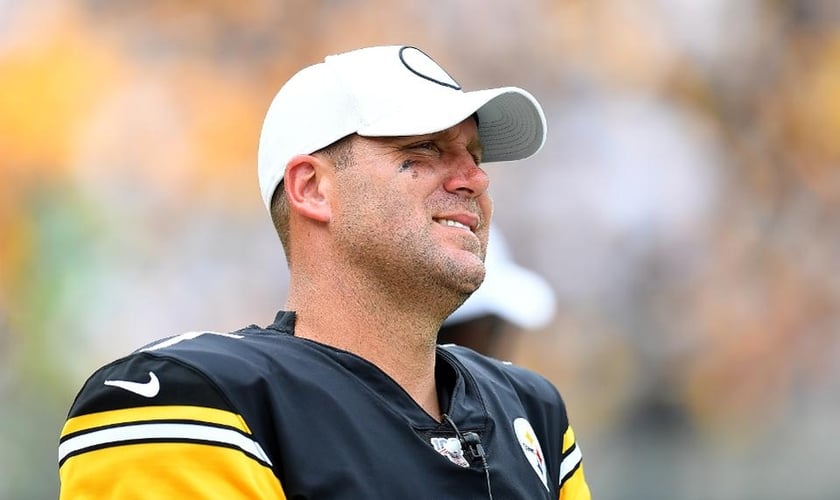 Ben Roethlisberger é quarterback do Pittsburgh Steelers, um time de futebol americano da Pensilvânia. (Foto: Joe Sargent/Getty Images)