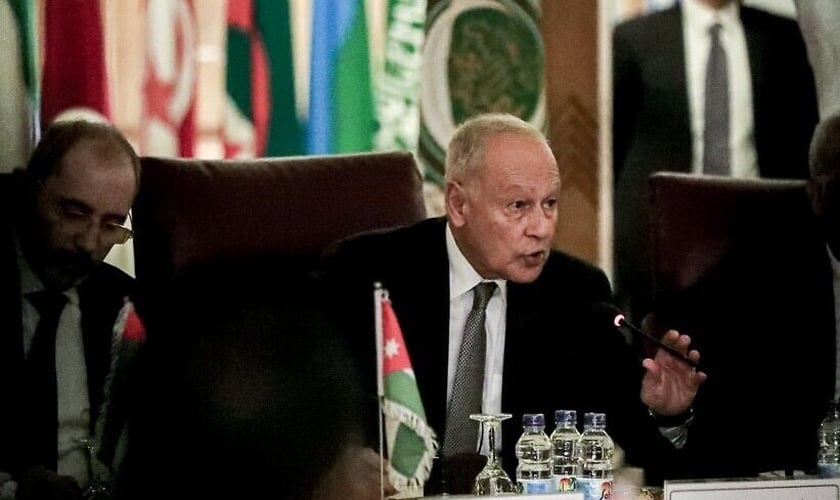 Ahmed Aboul Gheit, secretário-geral da Liga Árabe. (Foto: Khaled Desouki/AFP)