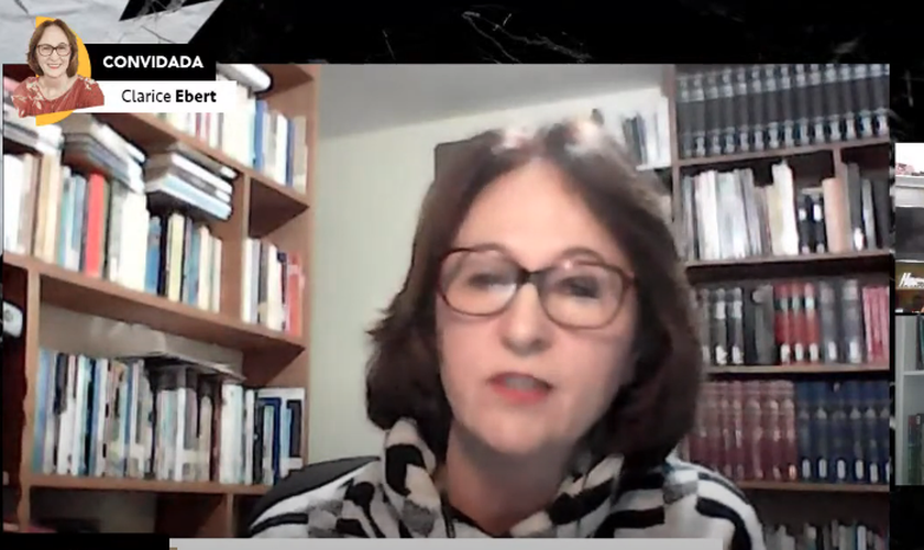 Live com a psicóloga Clarice Ebert. (Imagem Guiame)