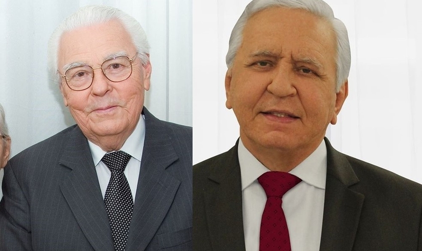 Pastor Sebastião Rodrigues (à esquerda) e seu filho Rubens Siro de Souza (à direita) morreram de Covid-19, com cinco dias de diferença. (Foto: Facebook)
